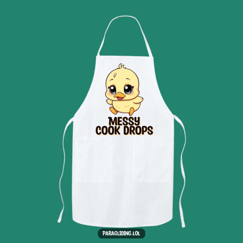 Funny Wobbly Duckling Apron: Cook with Adorable Surprise