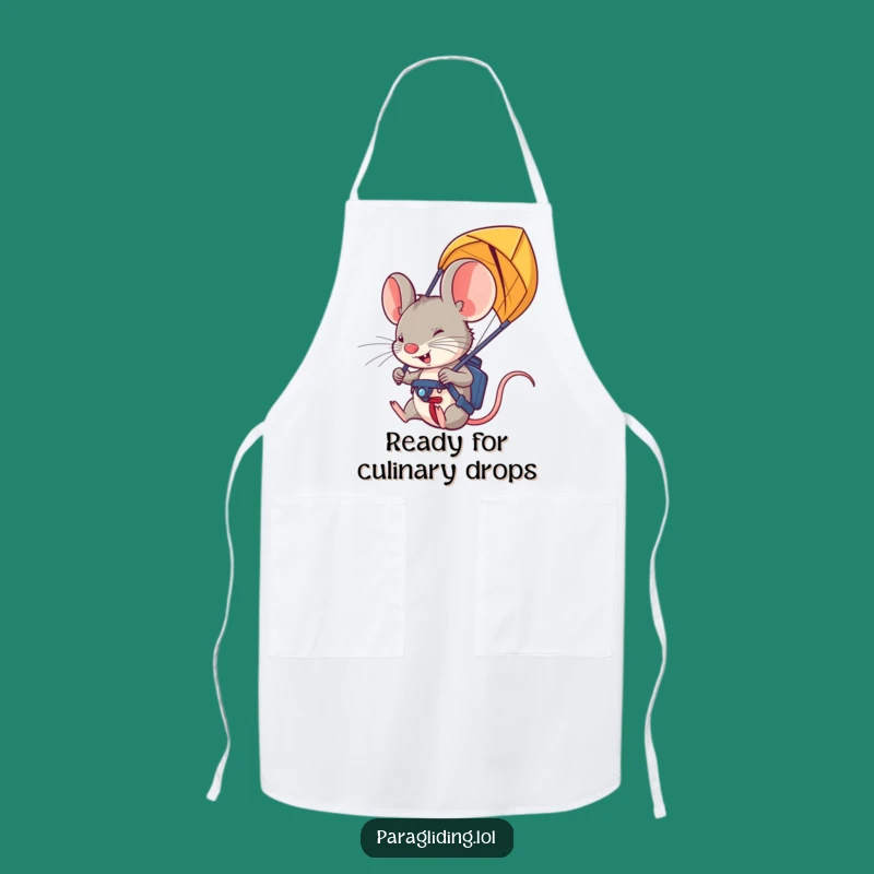 Funny Mouse Paraglider Apron: Cook Up Adventures in the Kitchen