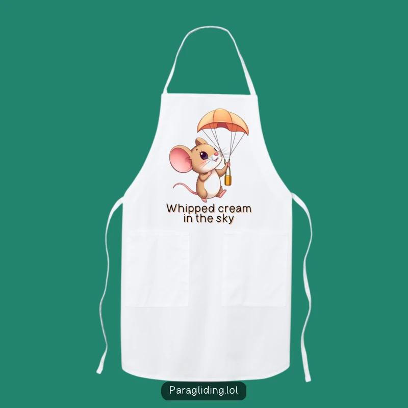 Funny Mouse Paraglider Apron - Culinary Exploration, Perfect Gift!