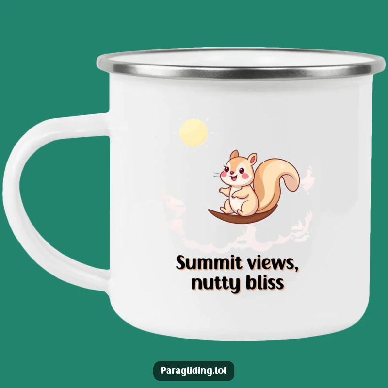 Funny Squirrel Cloud Camping Mug: Happy Sailor's Brew - Hilarious Adventure Gift