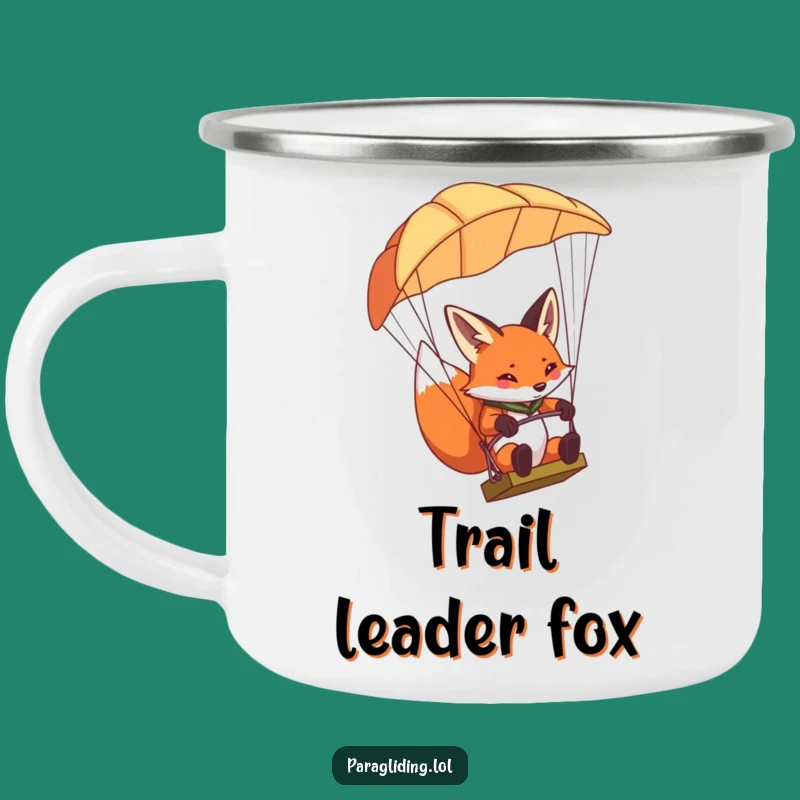 Funny Determined Fox Camping Mug - Durable Focus for Outdoor Adventures