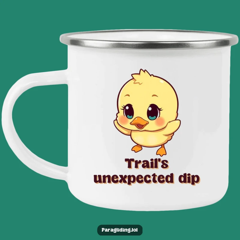 Funny Wobbly Duckling Surprise Camping Mug: Adventure Fuelled by Chuckles