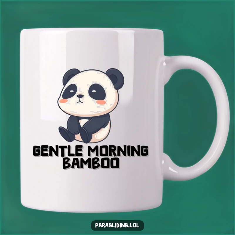 Funny Shy Panda Mug - Calm Sky Drift, Perfect Gift for Gentle Souls