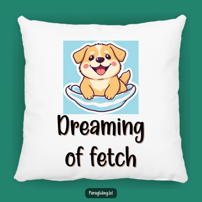 Funny Floating Dog Pillow - Soft Serene Beam, Cozy Home Accent