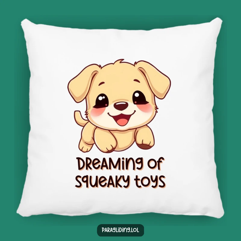 Funny Puppy Cloud Pillow: Cuddle Up with a Smiling Puppy Drifting, Sweet Funny Gift