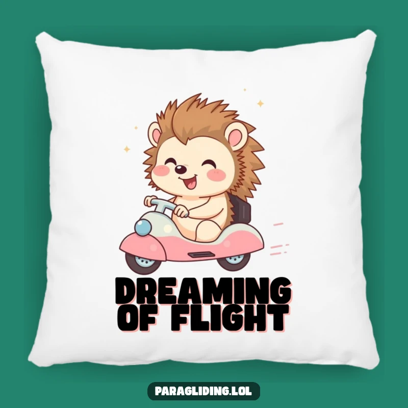 Funny Happy Hedgehog Pillow: Cozy Comfort with Breezy Joy