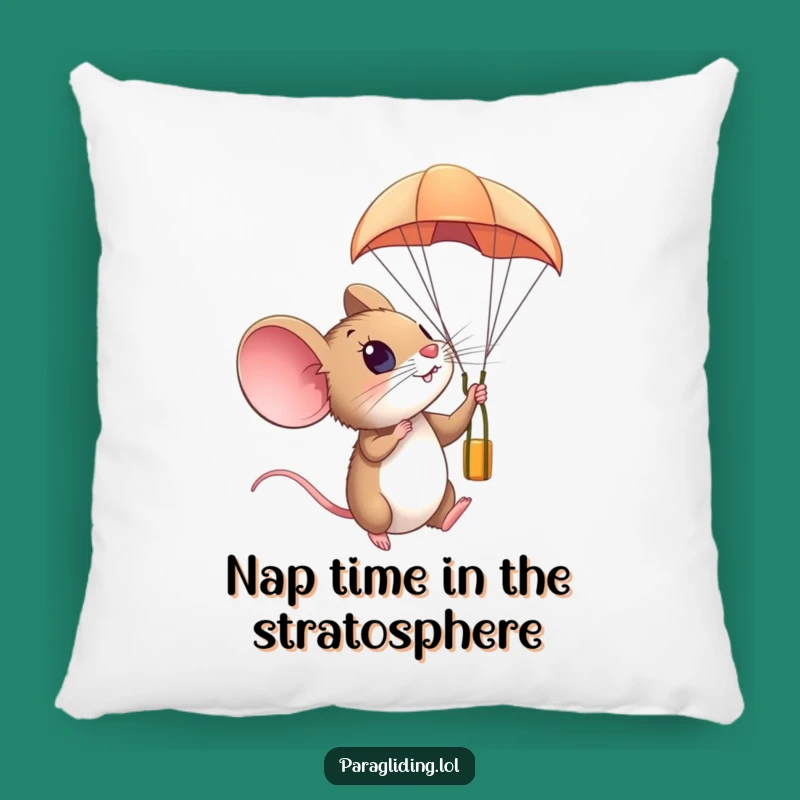 Funny Mouse Paraglider Pillow - Cozy Amazement, Perfect Gift!