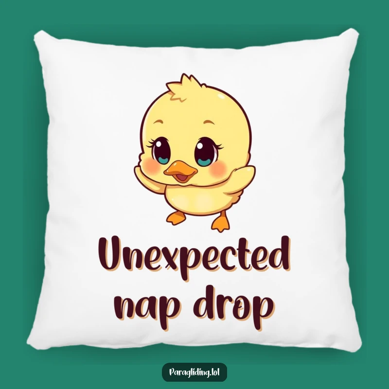 Funny Wobbly Duckling Surprise Pillow: Cozy Comfort with a Comical Drift