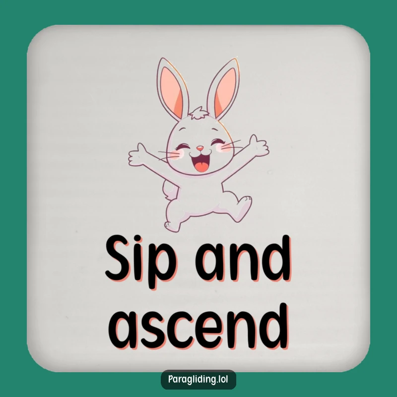 Funny Bunny Coaster: Sky Protector, Perfect Delightful Gift