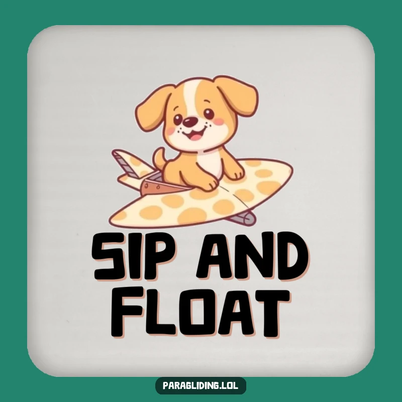 Funny Dog Gliding Coaster - Protect Surfaces with Adorable Humor