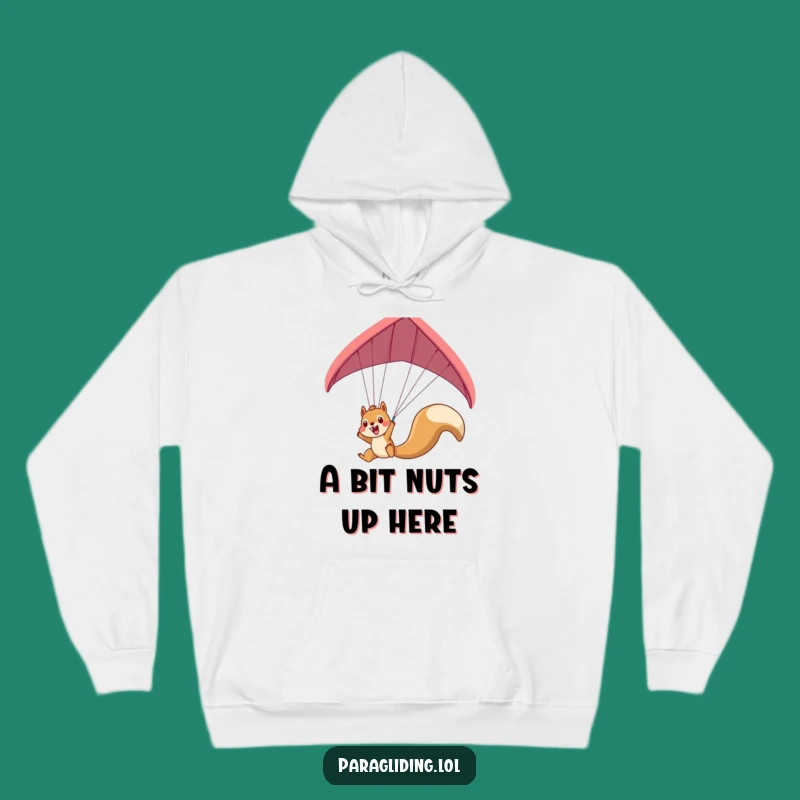 Funny Squirrel Paraglider Hoodie: Cozy Up with Exciting Adventure