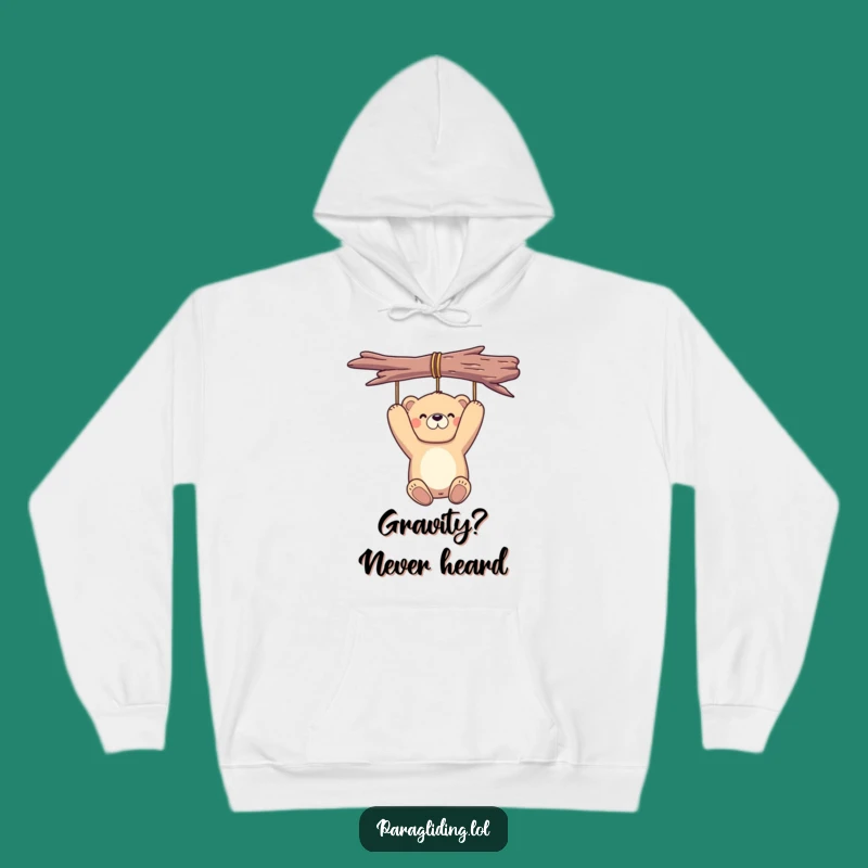 Funny Bear Hoodie: Cozy Suspension, Proudly Chill and Warm Gift