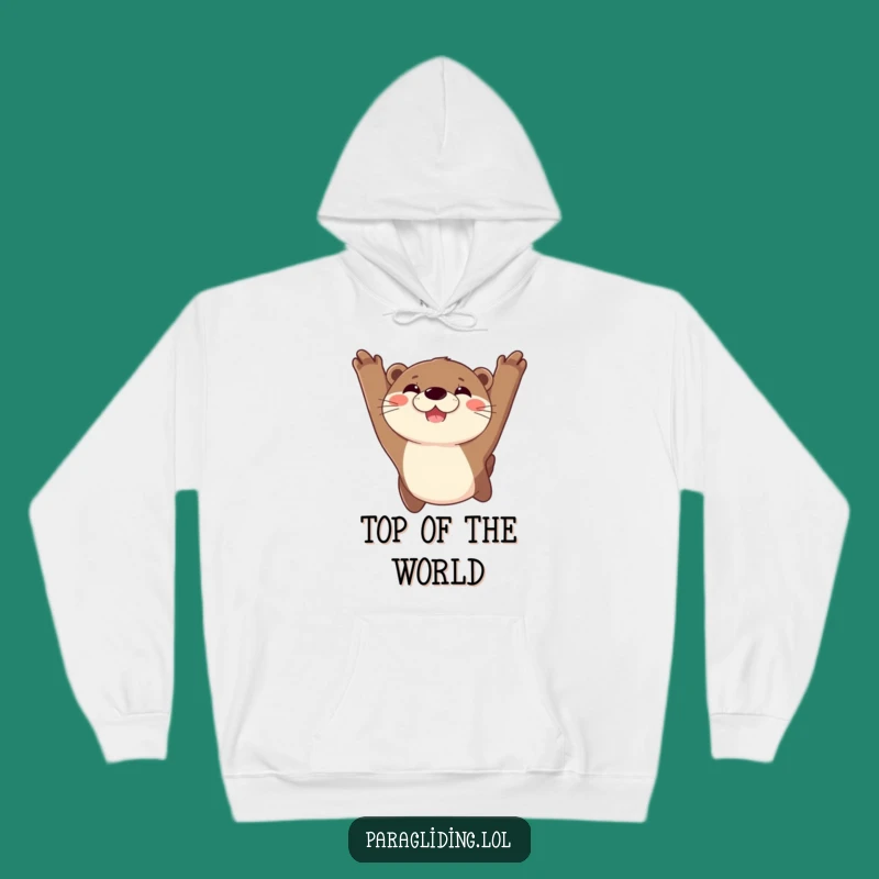Funny Otter Hoodie: Cozy Joyful Soaring Design for Supreme Comfort