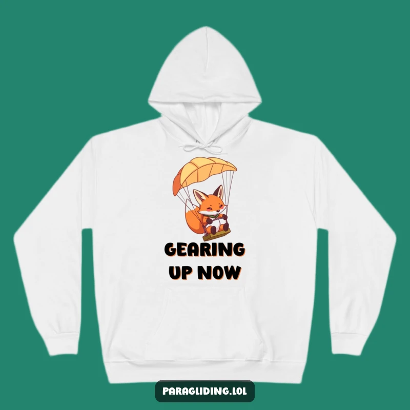 Funny Determined Fox Hoodie - Cozy Concentration, Perfect Funny Gift for Thinkers