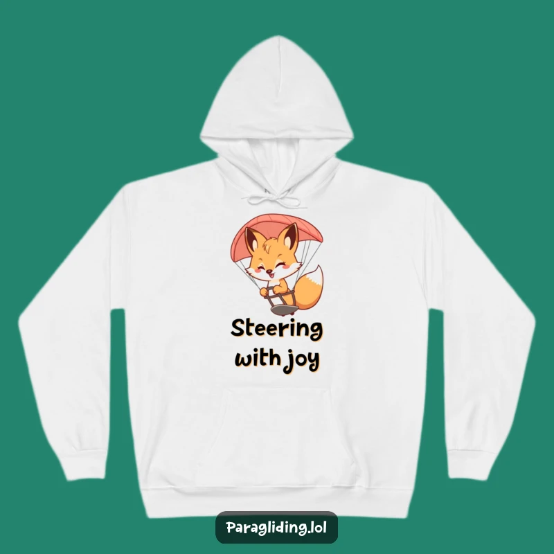 Funny Fox Paraglider Hoodie: Stay Cozy and Playful on Your Adventures
