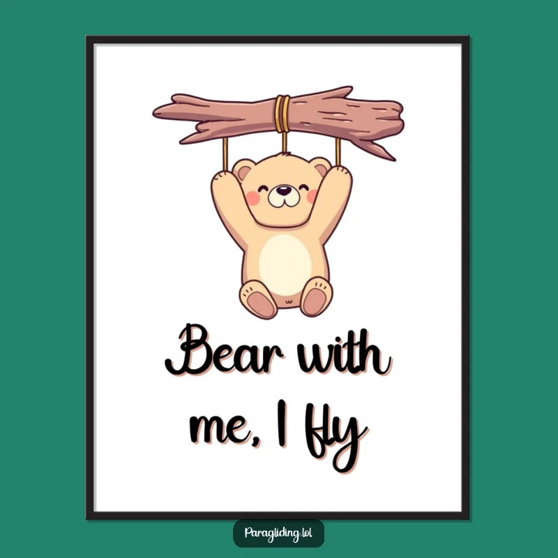 Free Printable Bear Wall Art - Funny Downloadable Decor for Any Room