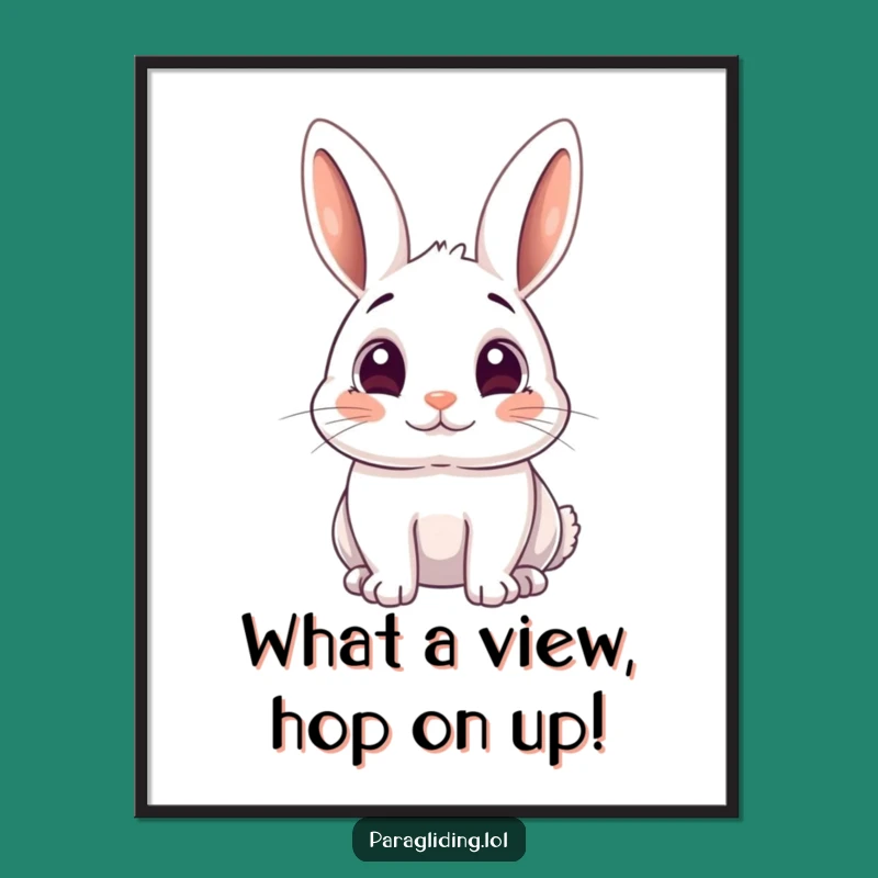 Free Printable Wall Art: Amazed Rabbit Funny Downloadable Art for Whimsical Decor