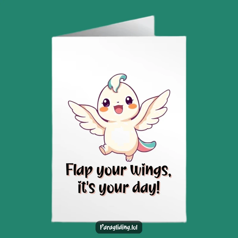 Funny Free Printable Birthday Card: Cheerful Angel Design for a Hilarious Downloadable Gift