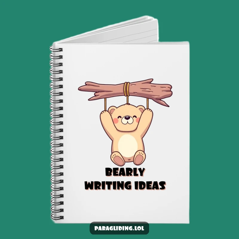 Funny Bear Notebook: Journaling in Peaceful Suspension, Proudly Creative