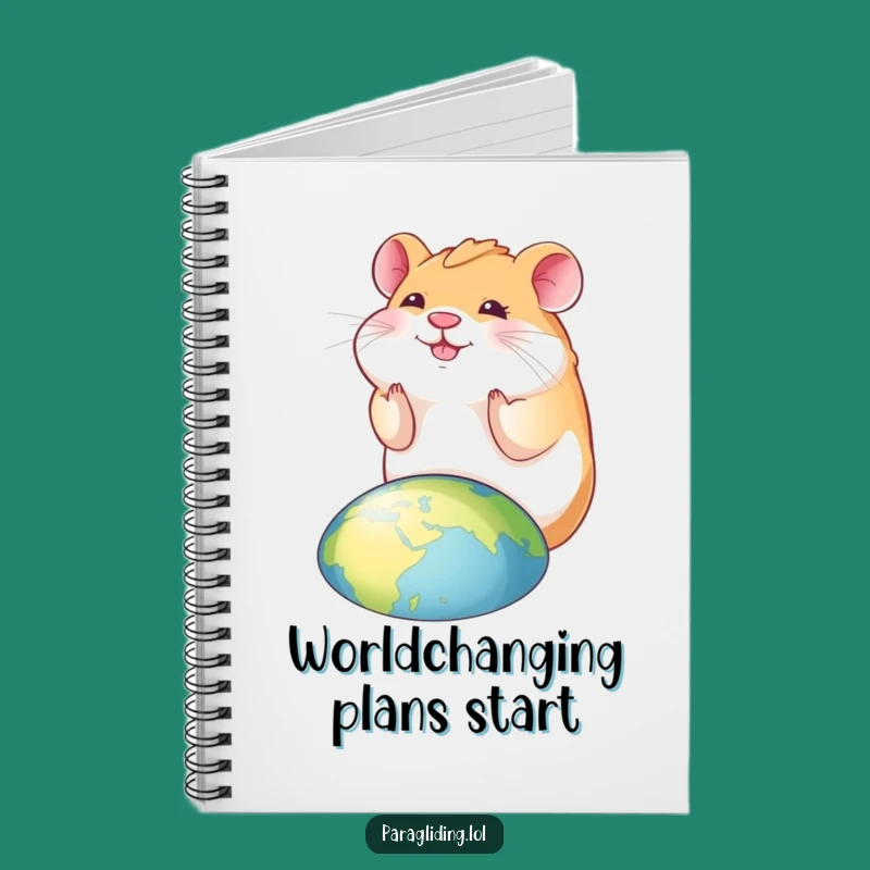 Funny Hamster Notebook: Journaling with a Smile, Cheerful Thoughts