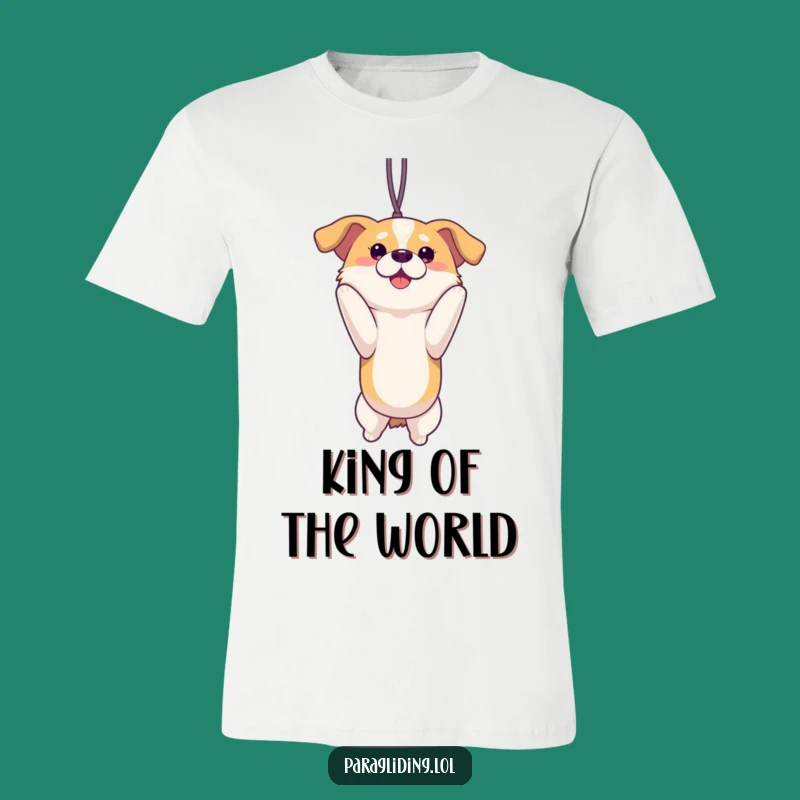 Funny Dog View T-Shirt: Proud Pup's High-Flying Tee, Hilarious Funny Gift