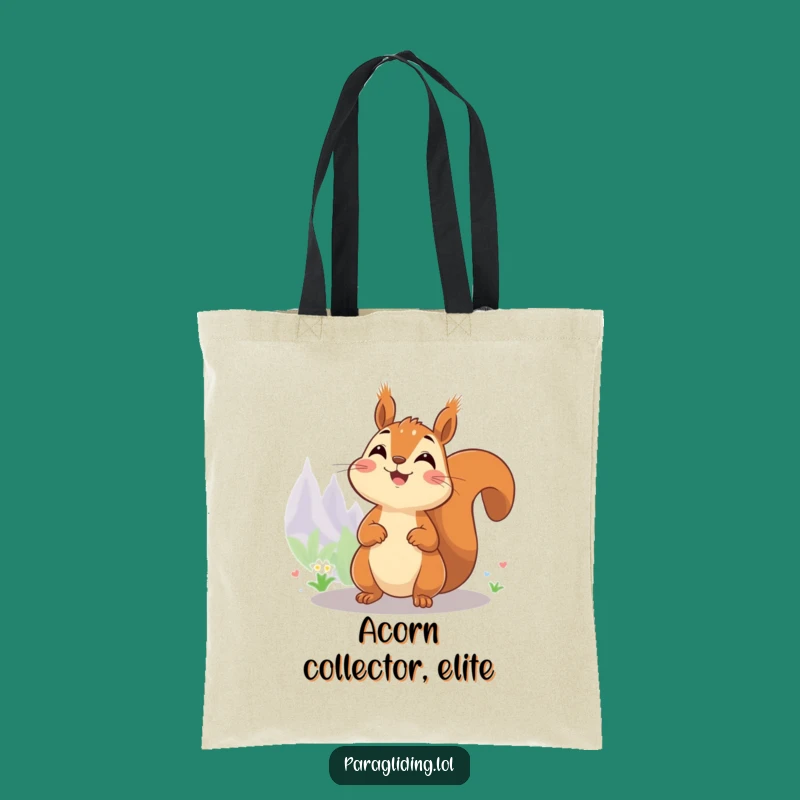 Funny Squirrel View Tote Bag: Carry Your Adventures Funny Gift