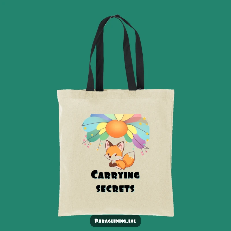 Funny Curious Fox Tote Bag: Carry Your Adventures with Style!